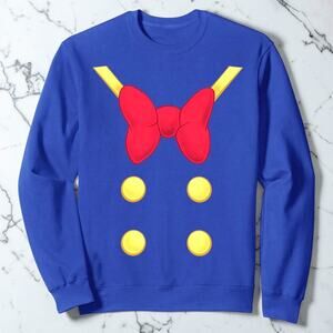 Disney Mickey And Friends Donald Duck Costume Sweatshirt cotton blend Sz XL
